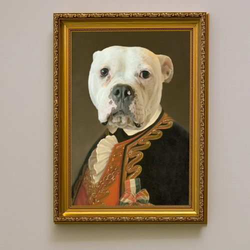 The Admiral custom pet portrait - Winston - MyLittleMasterpiece.co.uk