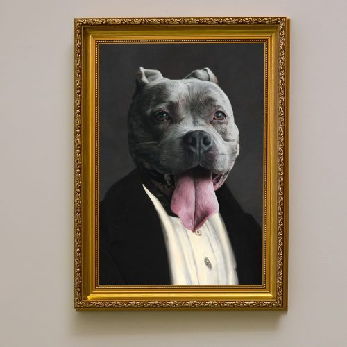The Tycoon custom pet portrait My Little Masterpiece - Steve